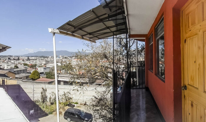 Vista desde el apartamento estudio