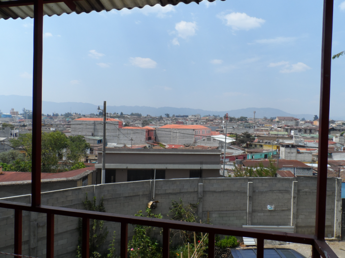 Vista desde el balcón, apartamento 5, Quetzaltenango.