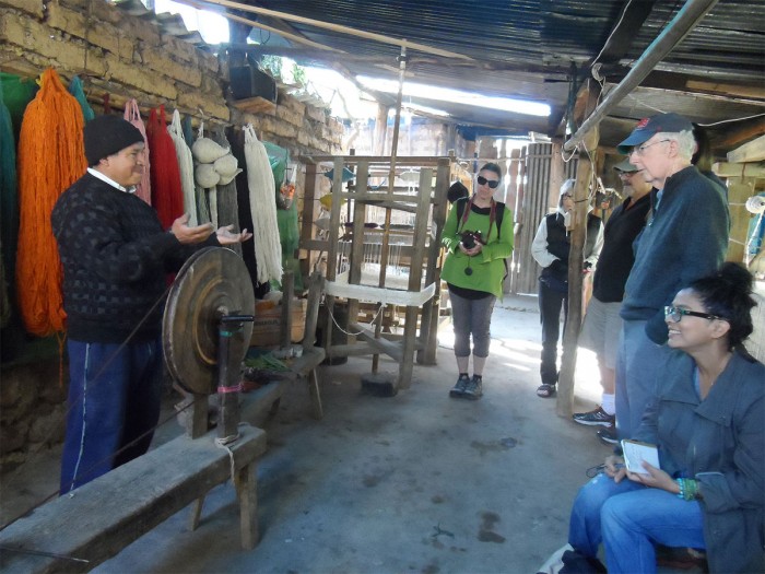 Clase de tejido, Momostenango, Totonicapán.