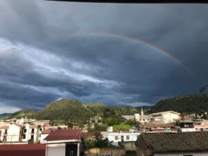 Vista desde la habitación del apartamento #1A
