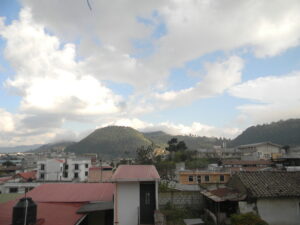 Vista desde la sala de estar del apartamento #1A