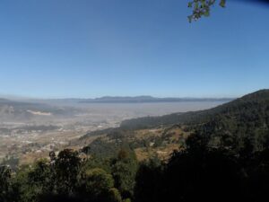 Vista desde el volcán Cerro Quemado, Quetzaltenango